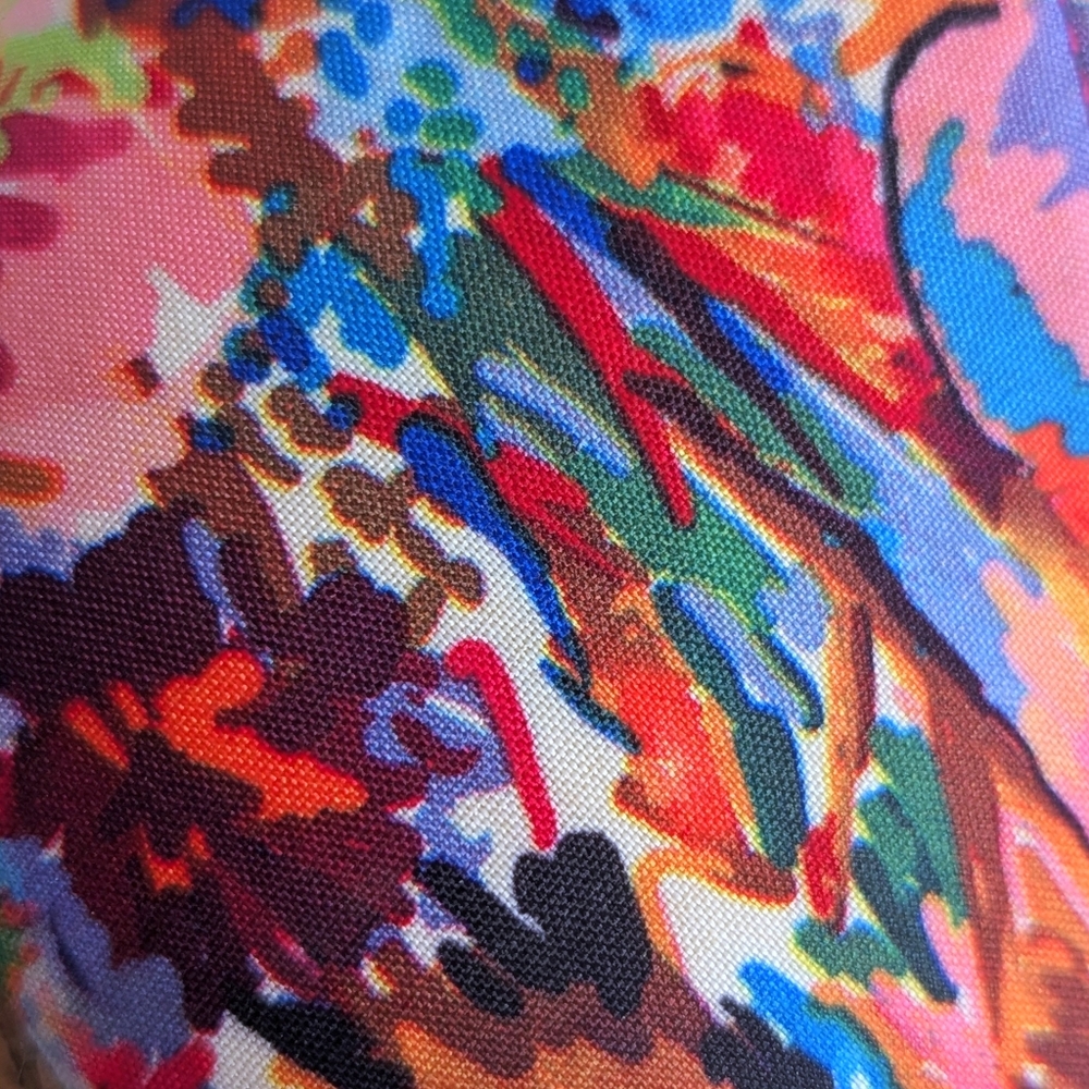 FIONI Laguna Tropical Multicolor Floral High Heel Platforms Stilettos - Picture 4 of 8